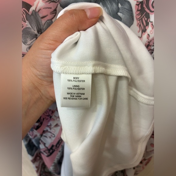 Vintage Y2K Robbie Bee Pink & Gray Cow Neck Dress | Baroque Floral 90s Glam 12 - Picture 7 of 9